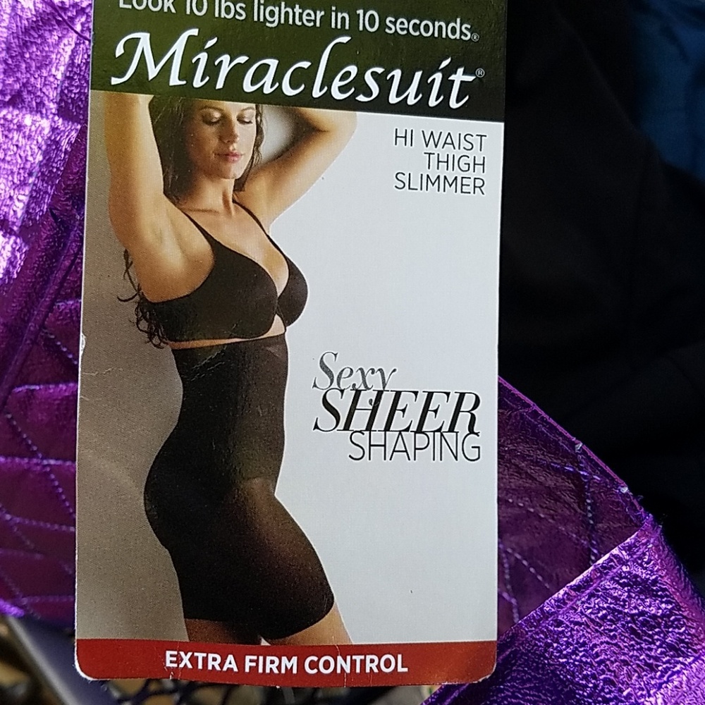 Miraclesuit sexy sheer shaping hi waist thigh slim
